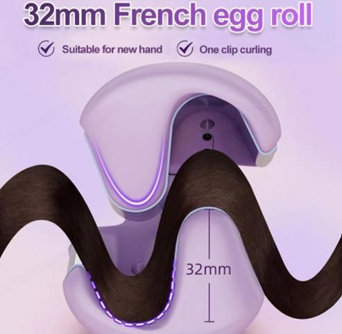Hair Curling Iron Professional French Egg Roll Hair Curler