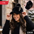 Elegant Winter Fur Cap For Women (1 Pc)